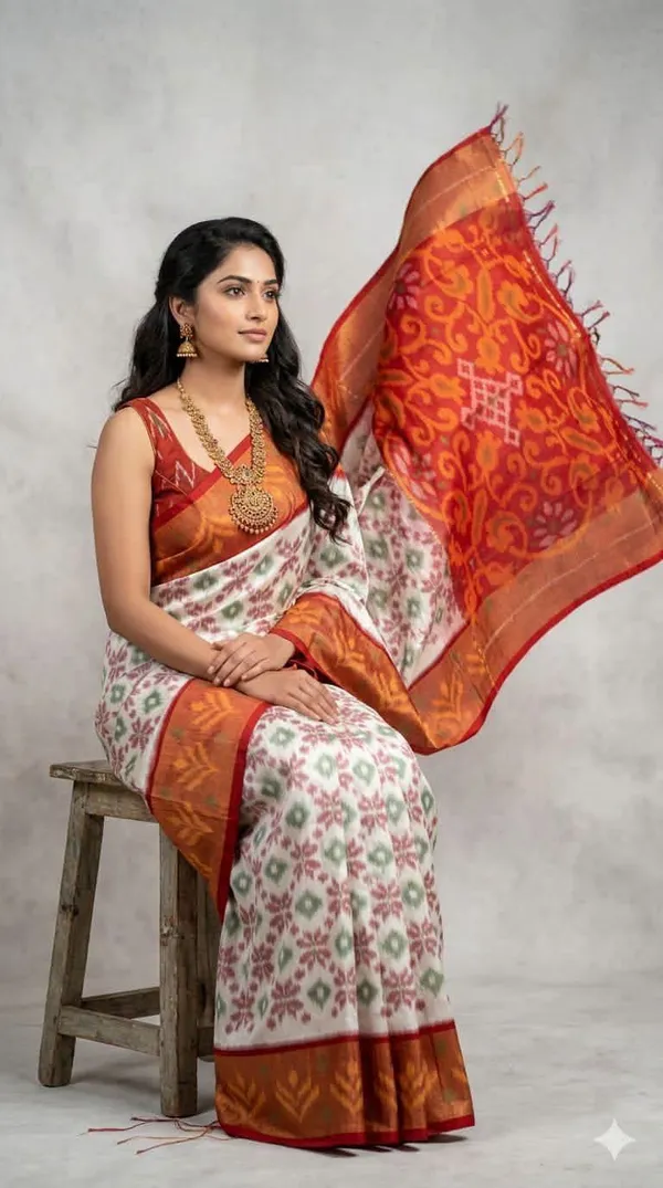 Pochampalli_Designer_Printed_And_Dolla_Silk_Sarees