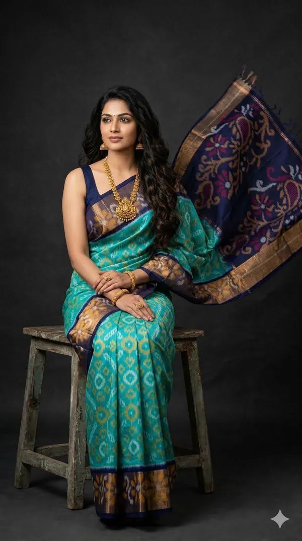 Pochampalli_Designer_Printed_And_Dolla_Silk_Sarees