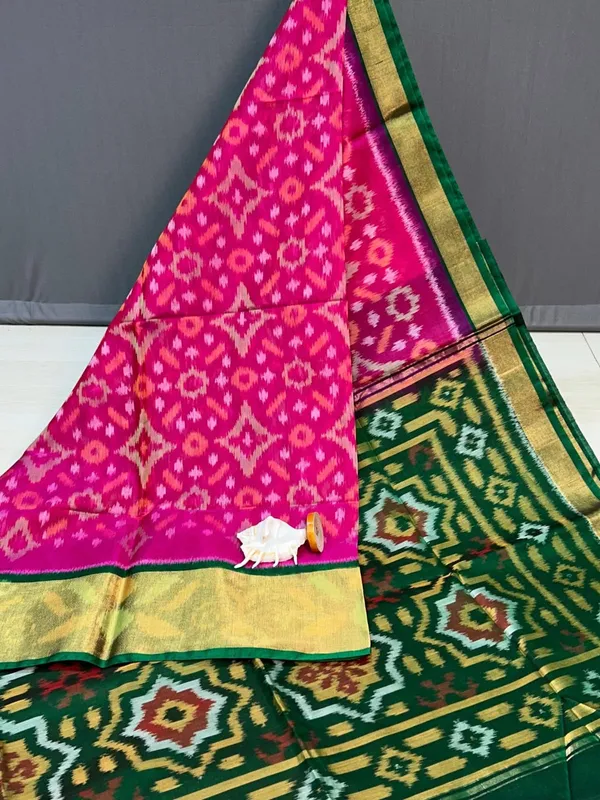 Pochammpalli_Designer_Printed_And_Dolla_Silk_Fabric_Sarees