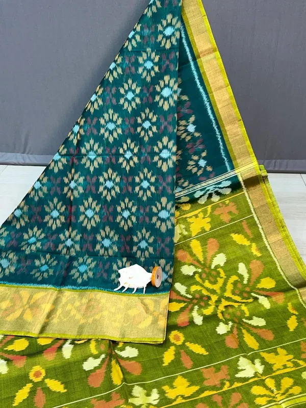 Pochammpalli_Designer_Printed_And_Dolla_Silk_Fabric_Sarees