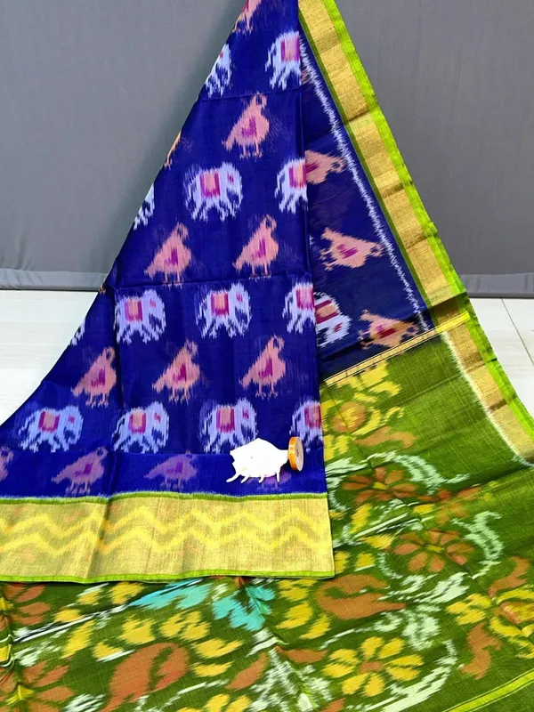 Pochammpalli_Designer_Printed_And_Dolla_Silk_Fabric_Sarees