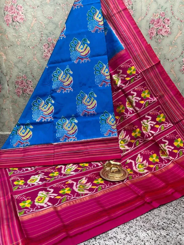Pochammpalli_Designer_Printed_And_Dolla_Silk_Fabric_Sarees