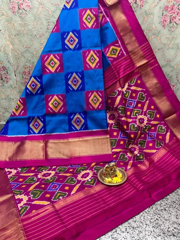 Pochammpalli_Designer_Printed_And_Dolla_Silk_Fabric_Sarees