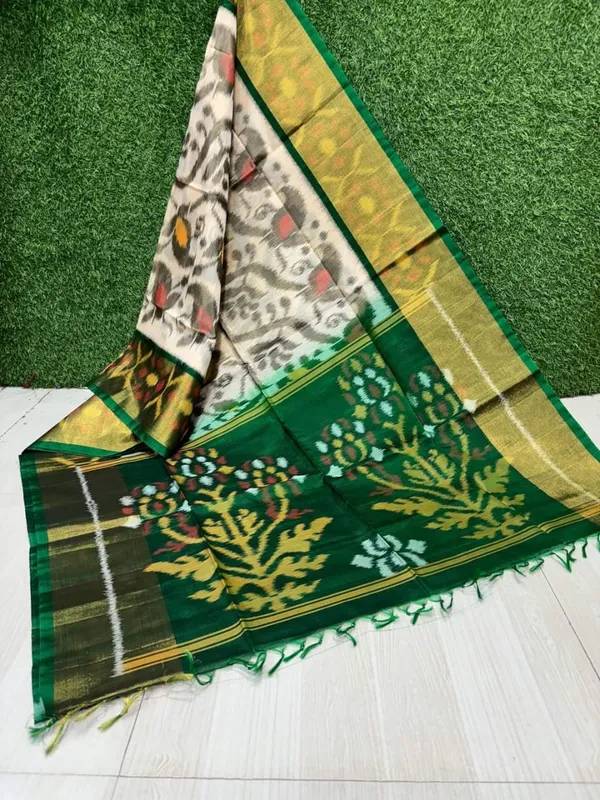 Pochampalli_Designer_Printed_And_Dolla_Silk_Fabric_Sarees