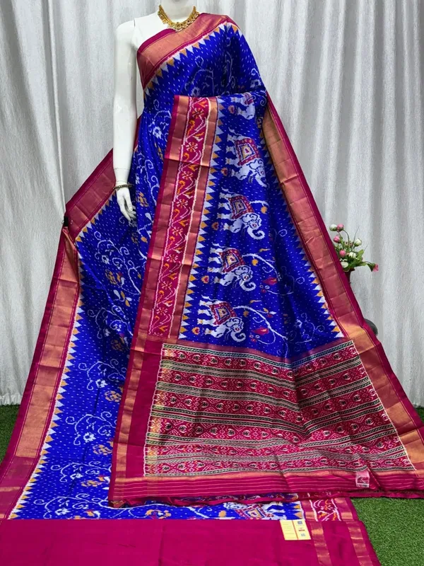 Pochammpalli_Designer_Printed_And_Dolla_Silk_Fabric_Sarees