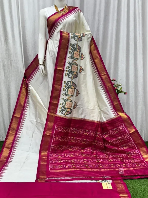 Pochammpalli_Designer_Printed_And_Dolla_Silk_Fabric_Sarees