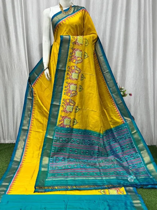 Pochammpalli_Designer_Printed_And_Dolla_Silk_Fabric_Sarees