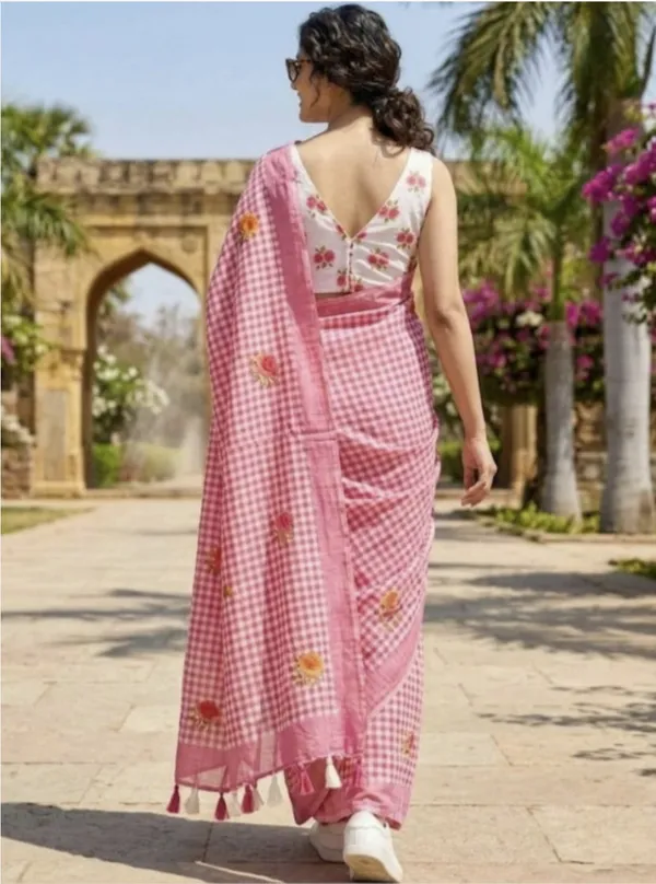 Latest_Linen_Sarees