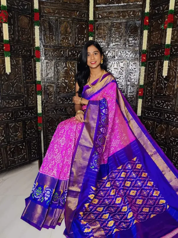 Pochampalli_Designer_Printed_And_Dolla_Silk_Fabric_Sarees