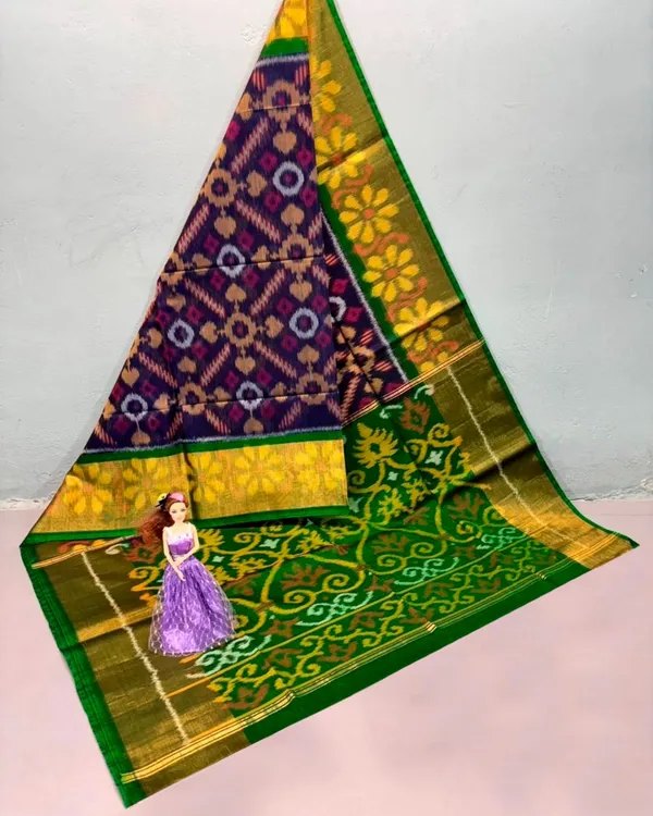Pochampalli_Designer_Printed_And_Dolla_Silk_Fabric_Sarees