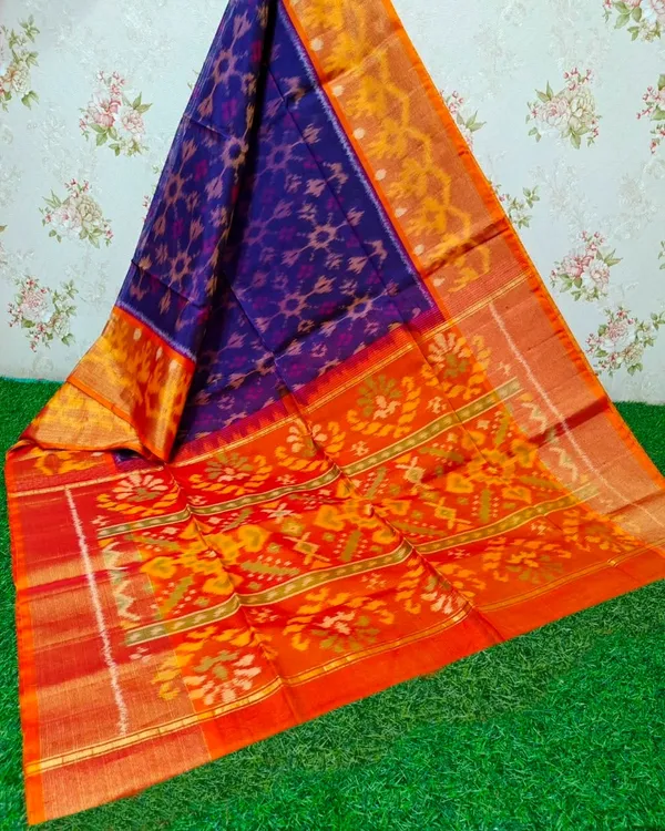 Pochampalli_Designer_Printed_And_Dolla_Silk_Fabric_Sarees