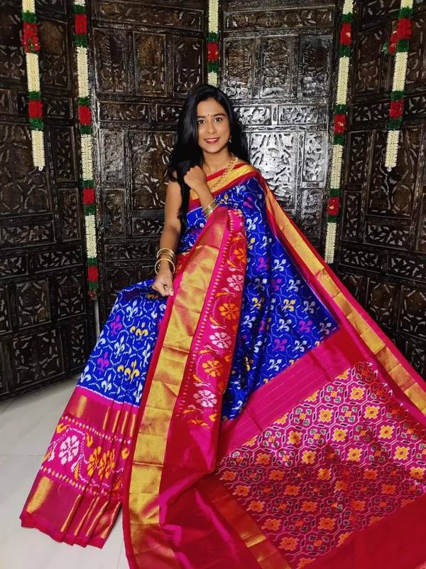 Pochampalli_Designer_Printed_And_Dolla_Silk_Fabric_Sarees