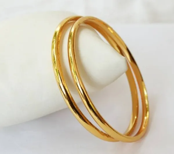 Plain gold bangles with price outlet