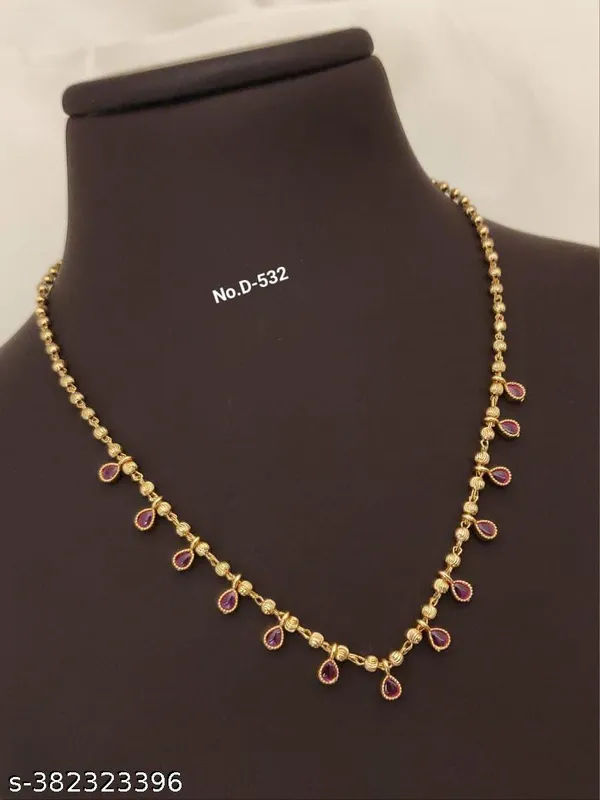 New_Designer_Premium_Qullity_High_Gold_Platwed_Ad_Diamond_Fancy_Chain_For_Girls