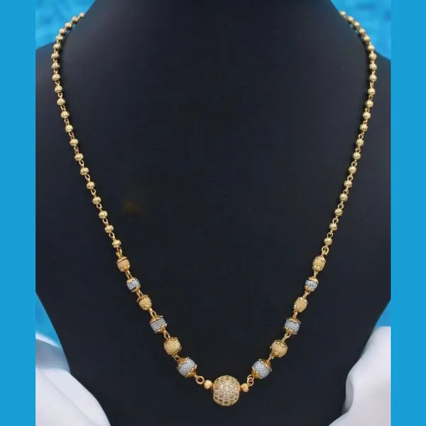 White_And_Gold_American_Diamond_Studded_Gol_Matar_Mala_Chain