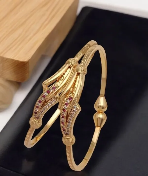 New_Designer_High_Gold_Plated_Ad_Diamond_Fancy_Kadli
