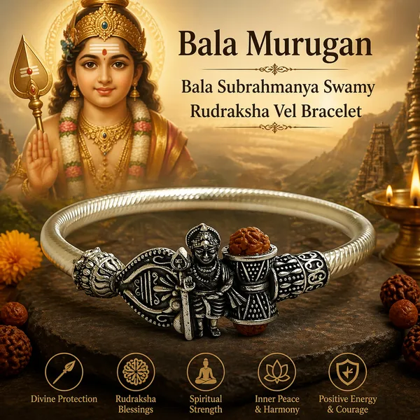 Bala_Murugan_/_Bala_Subrahmanya_Swamy_Rudraksha_Vel_Bracelet_(Adjustable)_Lightweight