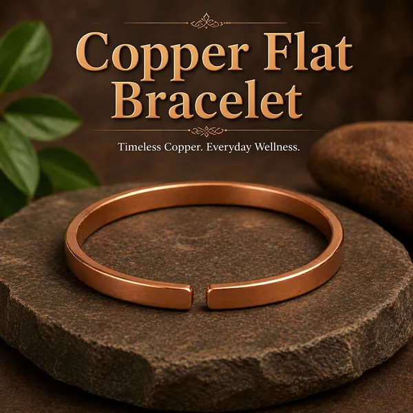 Copper_Flat_Bracelet_(Adjustable)_Kada_