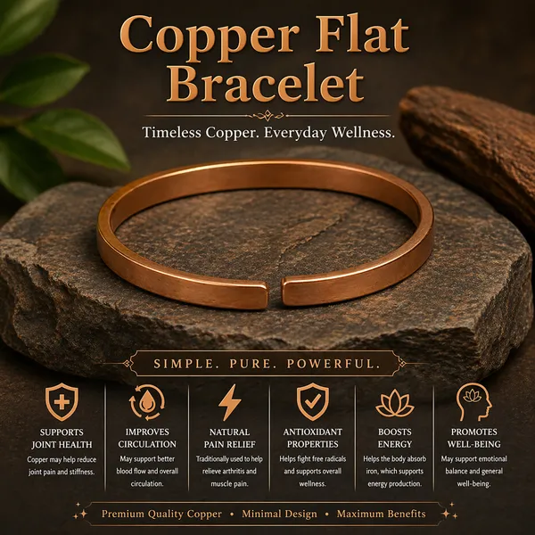Copper_Flat_Bracelet_(Adjustable)_Kada_