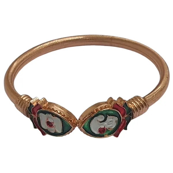 Murugan_Vel_&_Om_Symbol_Bracelet_(Adjustable)_Lightweight