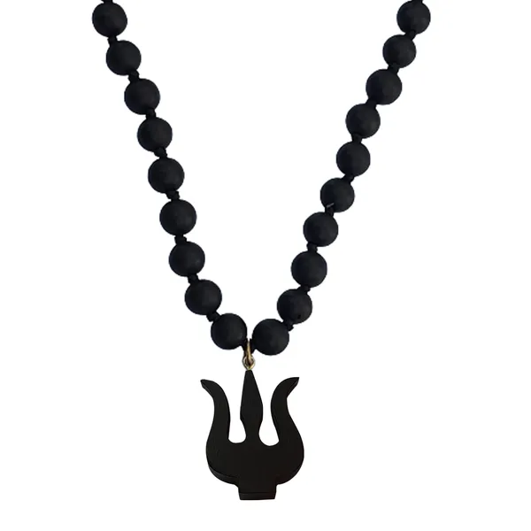 Karungali_Mala_/_Malai_With_Thrishulam_Pendant_10mm_54_Beads