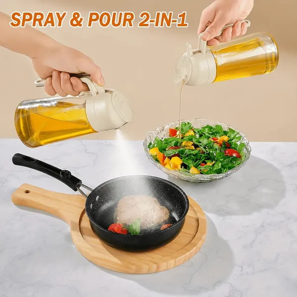 2-in-1_Oil_Sprayer_and_Pourer_plastic_Bottle,_500ml,_Green