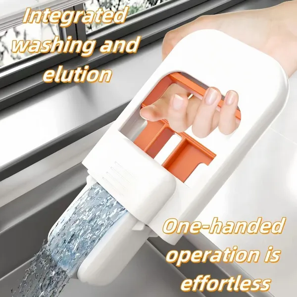 2_pics_Mini_Foldable_Sponge_Cleaner_with_Self-Wringing_Handle_|_Compact_Wet_&_Dry_Cleaning_Tool_for_Home,_Kitchen,_Bathroom,_Car_&_Office_|_Portable_Space-Saving_Cleaner