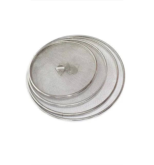 4_pics_Stainless_Steel_7,8,9,10_Food_Cover/Milk_Cover_Jali/Steel_Jali/Multipurpose_Net_Lid_for_Fruits/Kitchen_Utensils_Set_of_4_pcs(7,8,9,10_inch)