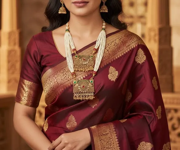 Traditional_Double_Layered_Beads_&_Kundan_Long_Haar_Necklace_Set_|_Gold_Plated_Ethnic_Bridal_Jewelry_|_Adjustable_Wedding_Ceremony_Necklace_For_Women