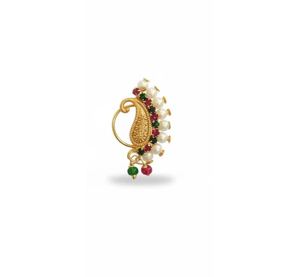 Traditional_Maharashtrian_Pressing_Nath_Combo_With_Stone_Border_&_Multicolor_Stone_Work_For_Women_&_Girls