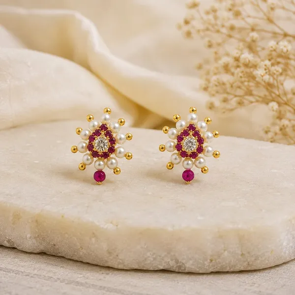 Traditional_Maharashtrian_Floral_Pressing_Bugadi_Earrings