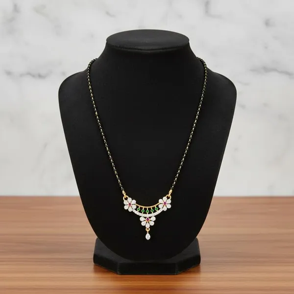 Ad_Stone_Short_Mangalsutra_For_Women_|_Gold_Plated_Diamond_Look_Mangalsutra_|_Modern_Daily_Wear_Black_Bead_Design