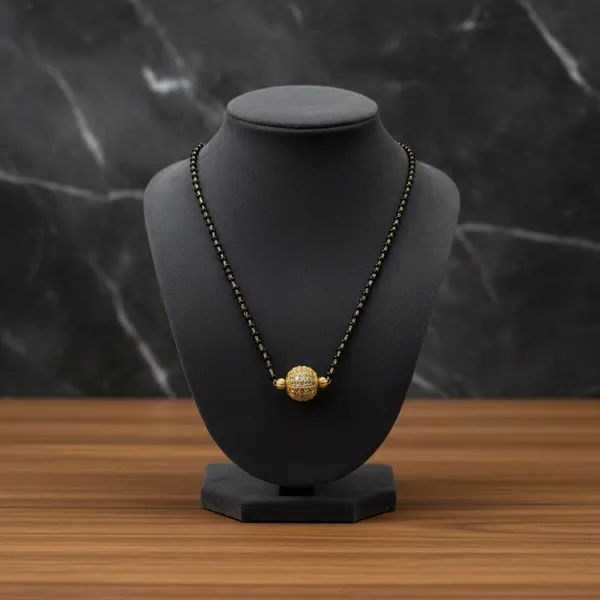 Short_Black_Bead_Mangalsutra_Ad_Stone_|_Diamond_Look_Gold_Plated_Mangalsutra_For_Women_|_Stylish_Daily_Wear_Lightweight_Design