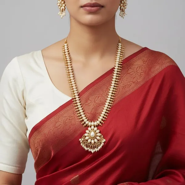 Traditional_Stone_Long_Haaram_Necklace_|_Necklace_For_Women_Gold_Plated_Stylish_Pendant_Necklace_Set_Traditional_&_Modern_Design_Daily_Wear_Jewellery_For_Girls_&_Women