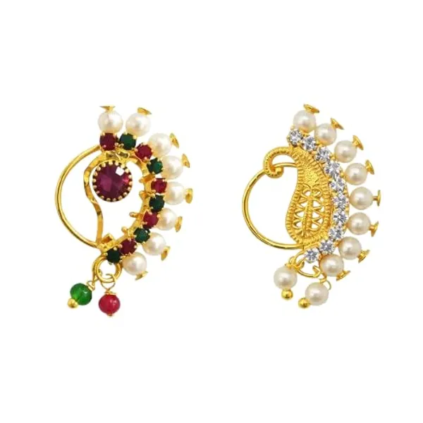 Traditional_Maharashtrian_Pressing_Nath_Combo_For_Women_&_Girls_|_Gold_Plated_Pearl_&_Stone_Studded_Bridal_Nose_Ring