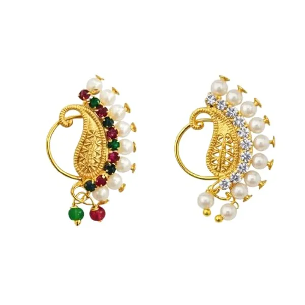Traditional_Maharashtrian_Nath_Combo_For_Women_|_Gold_Plated_Pearl_&_Stone_Studded_Bridal_Nose_Ring_|_Wedding,_Festive_&_Ethnic_Jewellery
