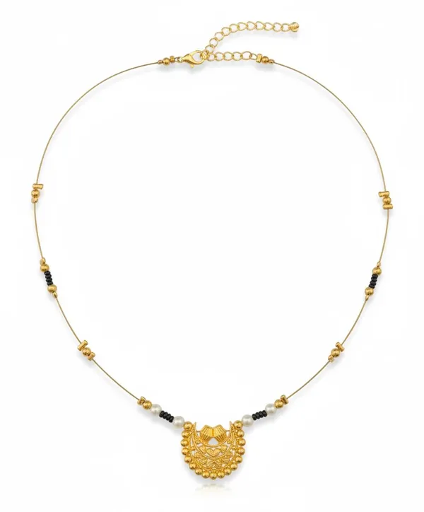 Traditional_Invisible_Mangalsutra_Necklace_For_Women_|_Gold_Plated_Pearl_&_Black_Bead_Pendant_Necklace_|_Lightweight_Daily_Wear_Jewellery_For_Women_&_Girls_|_Elegant_Ethnic_Fashion_Chain