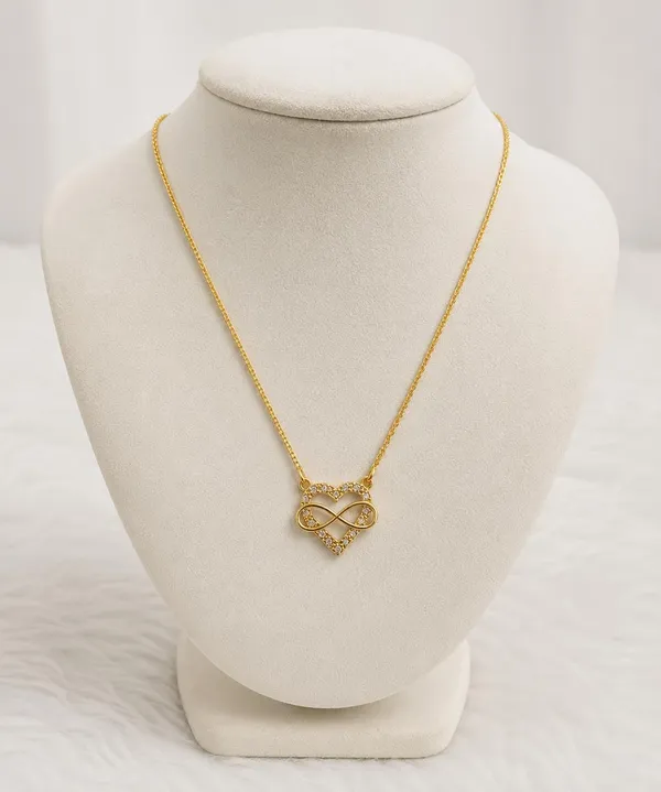 Premium_Quality_Micro_Gold_Plated_Heart_Infinity_Pendant_Chain_Necklace_For_Women_&_Girls_|_Gold_Plated_Stainless_Steel_Chain_Minimal_Love_Locket_Stylish_Everyday_Wear_Jewellery_Valentine,_Anniversary_,Birthday