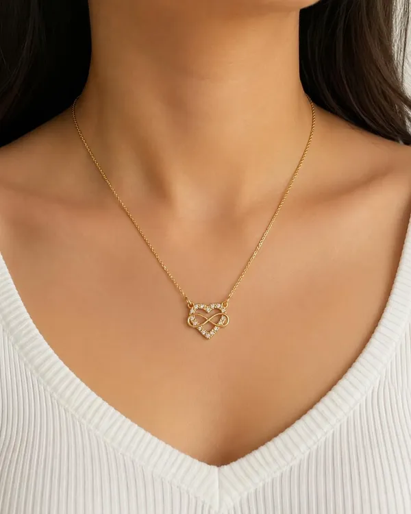 Premium_Quality_Micro_Gold_Plated_Heart_Infinity_Pendant_Chain_Necklace_For_Women_&_Girls_|_Gold_Plated_Stainless_Steel_Chain_Minimal_Love_Locket_Stylish_Everyday_Wear_Jewellery_Valentine,_Anniversary_,Birthday