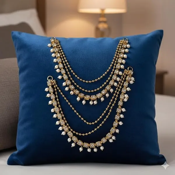 Brass_copper_Gold_Plated_three_layer_long_bridal_wedding_moti_ear_chain_Champaswaralu_earchains_Pearl_Ear_Chains_for_Hair_heavy_Jhumka_Jhumki_Traditional_Earrings_for_women_girls