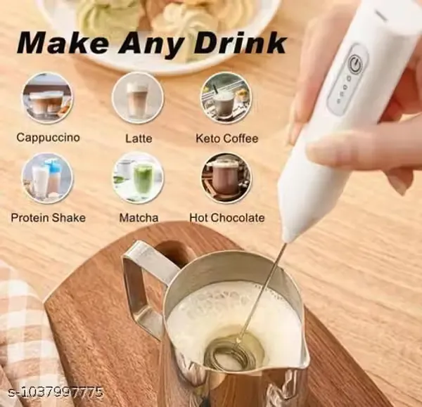 Electric_Milk_Frother_Rechargeable_Hand_Blender_|_80_Speed_Coffee_Beater_for_Latte_&_Cappuccino