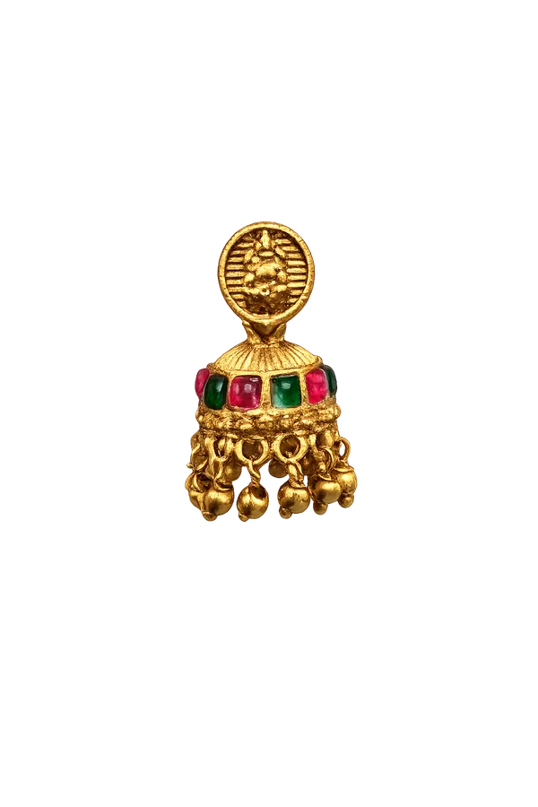 Gold_Plated_Temple_Coin_Necklace_Set_with_Multicolor_Stones_&_Jhumka_Earrings