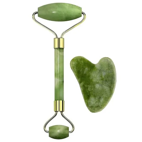 Natural_Jade_Facial_Roller_Massager,_Dual-Ended_Beauty_Tool_with_Metal_Frame,_Anti-Aging_Face_and_Eye_Massage_Tool_for_Wrinkle_Reduction_and_Muscle_Relaxation