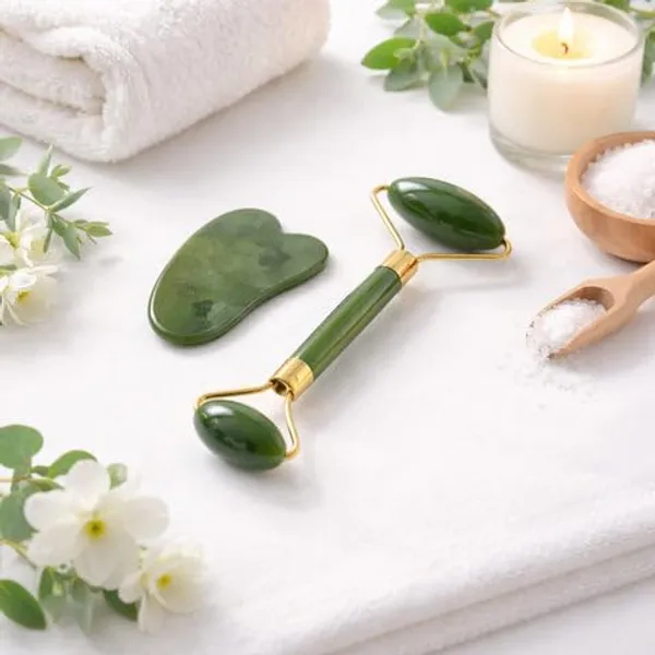 Natural_Jade_Facial_Roller_Massager,_Dual-Ended_Beauty_Tool_with_Metal_Frame,_Anti-Aging_Face_and_Eye_Massage_Tool_for_Wrinkle_Reduction_and_Muscle_Relaxation