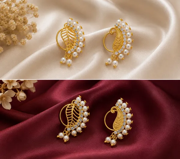 Traditional_Maharashtrian_Nath_Clip_On_Nose_Ring_Without_Piercing,_Gold_Plated_Brass_With_Multicolor_Stones,