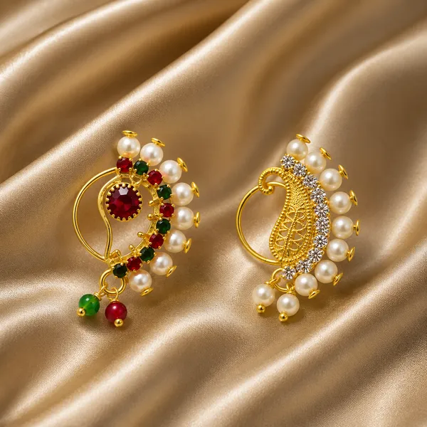 Traditional_Maharashtrian_Pressing_Nath_Combo_For_Women_&_Girls_|_Gold_Plated_Pearl_&_Stone_Studded_Bridal_Nose_Ring