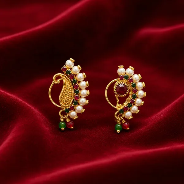 Ethnic_Maharashtrian_Crescent_Design_Pressing_Nath_Combo_With_Stone_Work_For_Women_&_Girls