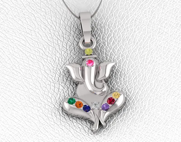 Prism_Jewel_Silver_Plated_Unisex_Ganpati_Navratan_Pendant_with_Cubic_Zirconia_Atypical_Diamond_Ganesha_Pendant