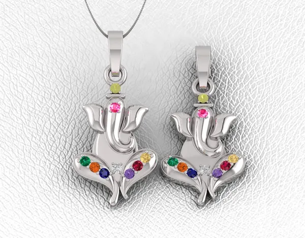 Prism_Jewel_Silver_Plated_Unisex_Ganpati_Navratan_Pendant_with_Cubic_Zirconia_Atypical_Diamond_Ganesha_Pendant