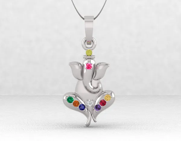 Prism_Jewel_Silver_Plated_Unisex_Ganpati_Navratan_Pendant_with_Cubic_Zirconia_Atypical_Diamond_Ganesha_Pendant